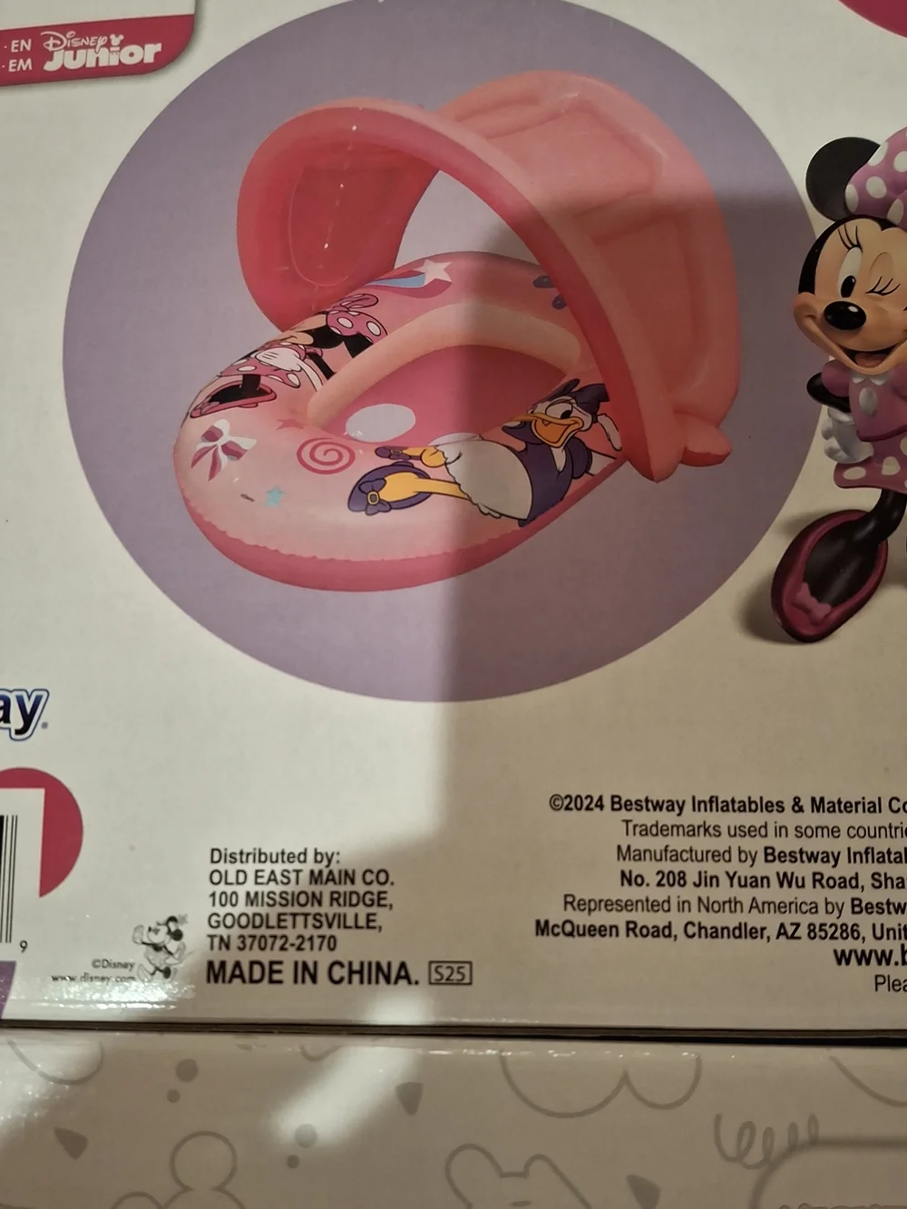 Disney Minnie and Micky Shaded Baby Boats Floats (Two) - Pink, Blue